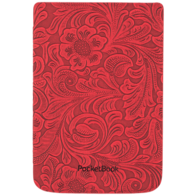 PocketBook Cover Shell Red Flowers Pattern 6