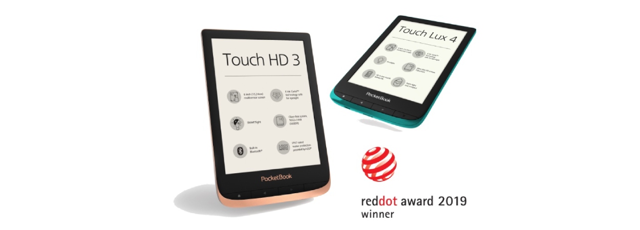 RED DOT DESIGN AWARD PER POCKETBOOK 