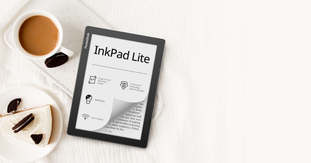 PocketBook presenta il nuovo InkPad Lite: i libri arrivano sul grande schermo