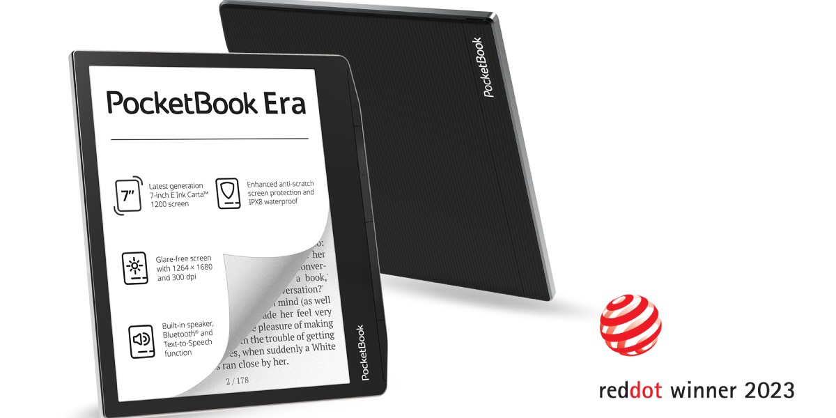 L’e-reader con il miglior design: PocketBook Era ha ricevuto il prestigioso “Red Dot Award”